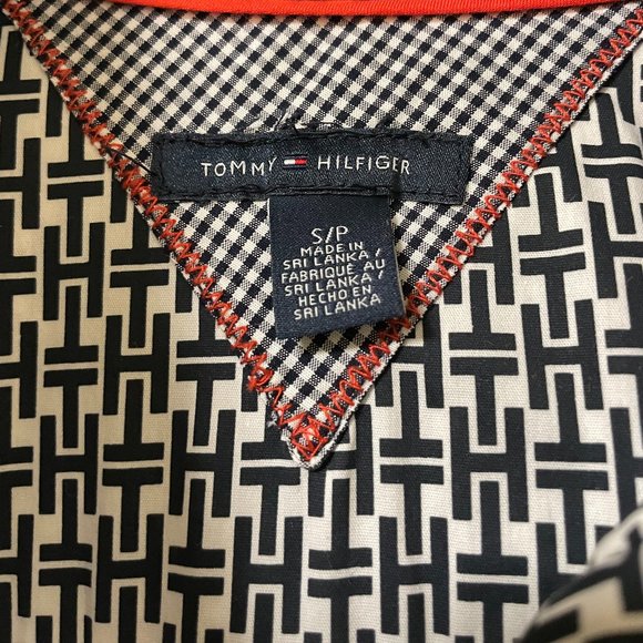 Tommy Hilfiger Black & White TH Logo Shirt Dress - Picture 4 of 15